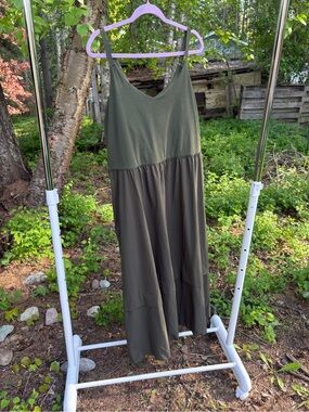 Athleta Deep Olive Athletic Dress